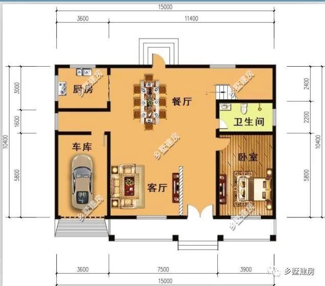 兩款二層別墅小洋房設(shè)計(jì)圖，造型新穎獨(dú)特，美觀大氣，新農(nóng)村建房的代表