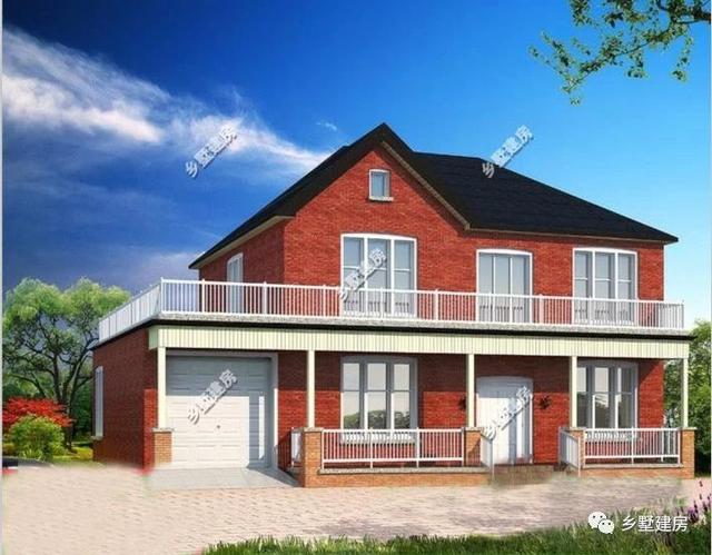 兩款二層別墅小洋房設(shè)計(jì)圖，造型新穎獨(dú)特，美觀大氣，新農(nóng)村建房的代表