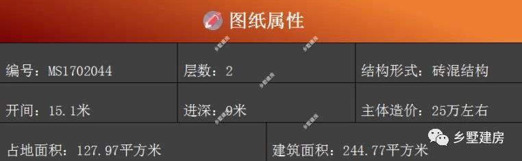 二層現代風格農村自建房設計圖，黃墻紅頂醒目又溫馨，大家都要這樣建！