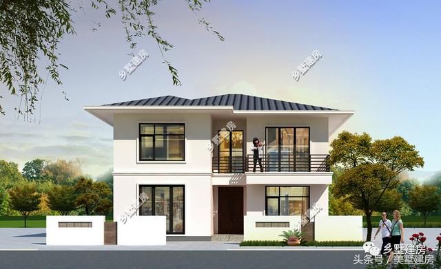 2款極簡風(fēng)農(nóng)村別墅設(shè)計(jì)圖，充分體現(xiàn)出現(xiàn)代時尚感，現(xiàn)在年輕人的最愛