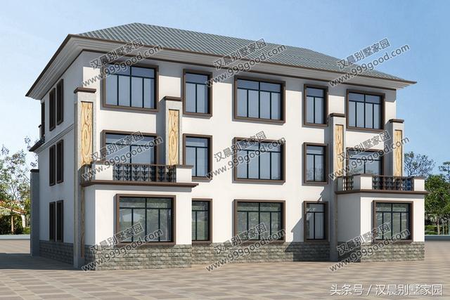 2款農(nóng)村自建新中式風(fēng)格別墅圖，主體造價(jià)在50萬(wàn)左右，簡(jiǎn)直是太值了