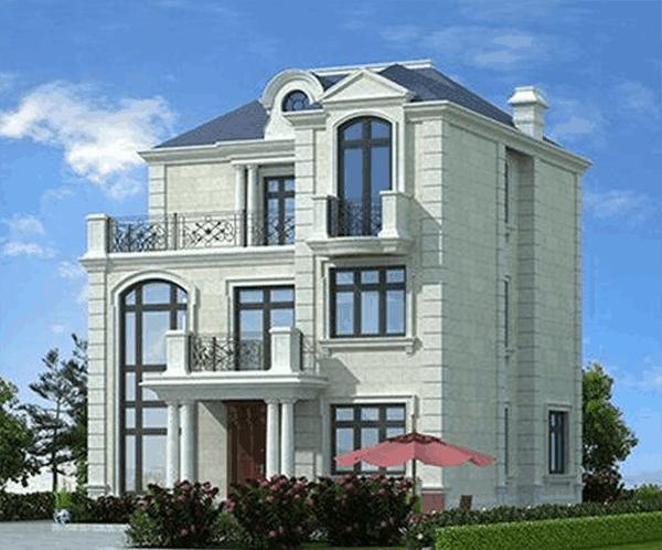 11x11m簡歐式三層別墅設(shè)計(jì)圖，戶型合理相對(duì)容易施工，優(yōu)雅時(shí)尚不難建