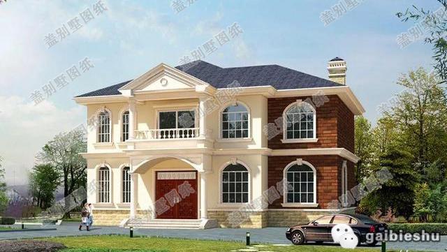 農村二層房屋設計圖開間進深13米×10米，占地面積142平，適合老人居住