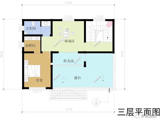 2款三層別墅戶型圖，內部很實用，性價比超級高，造價不到30萬就能建起來了！