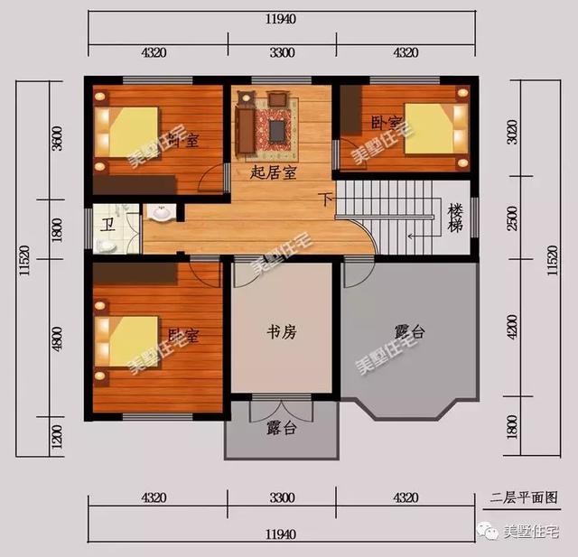 8棟120平左右農村別墅圖，符合宅基地批準，建成之后家人喜歡鄰里夸