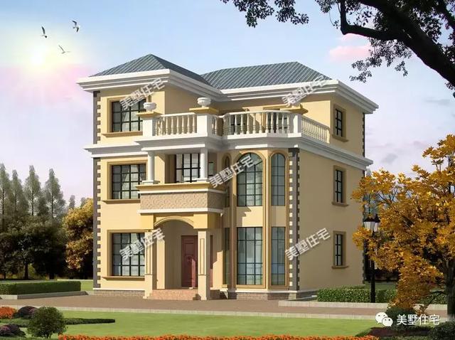 8棟120平左右農村別墅圖，符合宅基地批準，建成之后家人喜歡鄰里夸