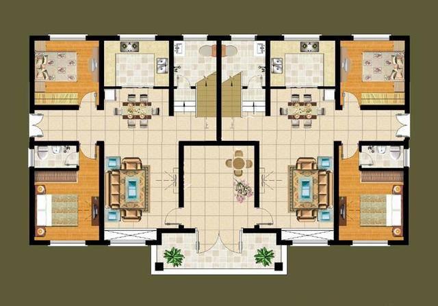 兄弟雙拼自建房，美觀大氣，戶型非常實用，看了真的好想回家建房！