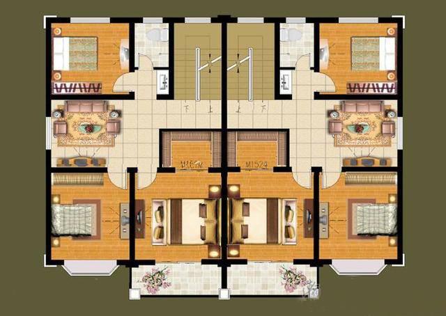 兄弟雙拼自建房，美觀大氣，戶型非常實用，看了真的好想回家建房！