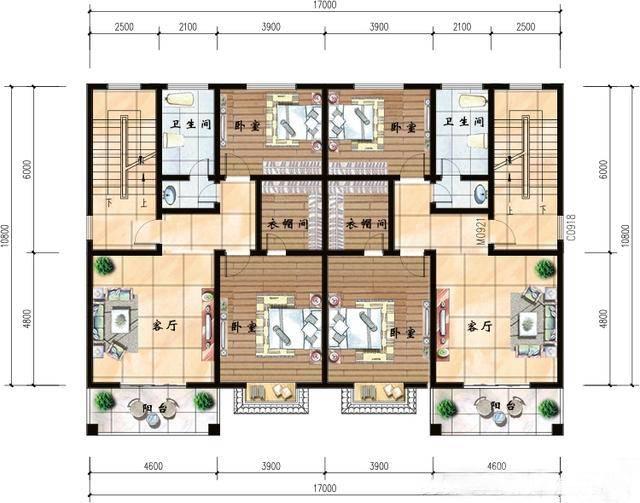 兄弟雙拼自建房，美觀大氣，戶型非常實用，看了真的好想回家建房！