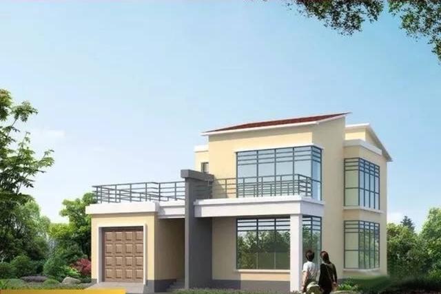 農村自建房簡約風別墅設計圖，成本相對降低，而且實用性比那些豪奢別墅也并不差太多