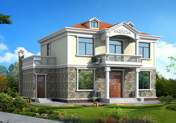 簡(jiǎn)單時(shí)尚二層住宅設(shè)計(jì)圖紙，簡(jiǎn)單的設(shè)計(jì)，不平凡的視覺(jué)感受