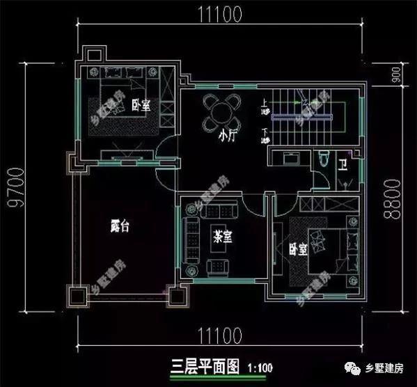 20萬建一棟三層別墅，豪華絕美落地窗，超大的實用露臺，羨煞眾人