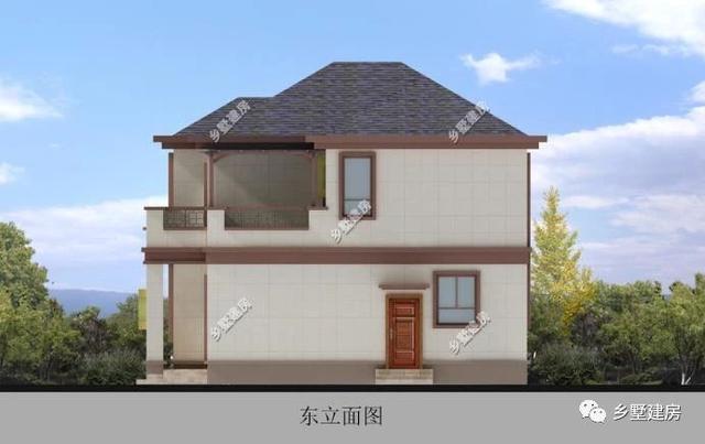 12mX10m的宅基地建一棟超美的二層別墅，設(shè)計(jì)好了不光好看，更有氣勢(shì)，城里人看了也只有羨慕的份