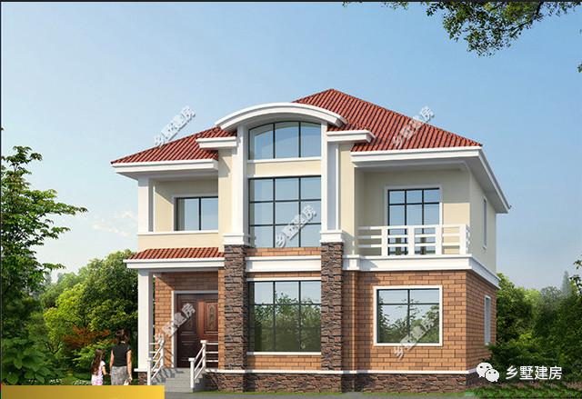 12mX10m的宅基地建一棟超美的二層別墅，設(shè)計(jì)好了不光好看，更有氣勢(shì)，城里人看了也只有羨慕的份