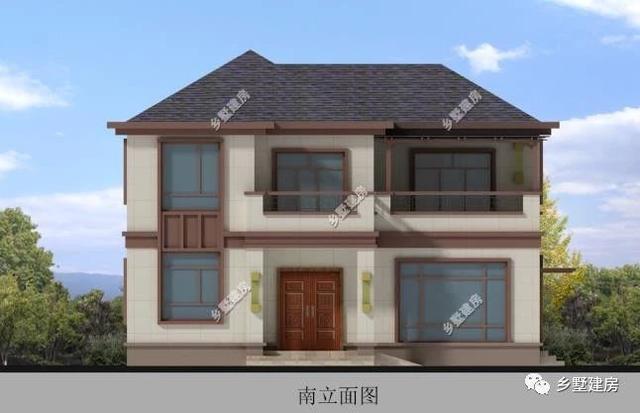 12mX10m的宅基地建一棟超美的二層別墅，設(shè)計(jì)好了不光好看，更有氣勢(shì)，城里人看了也只有羨慕的份