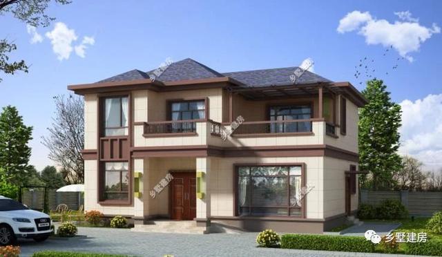 12mX10m的宅基地建一棟超美的二層別墅，設(shè)計(jì)好了不光好看，更有氣勢(shì)，城里人看了也只有羨慕的份