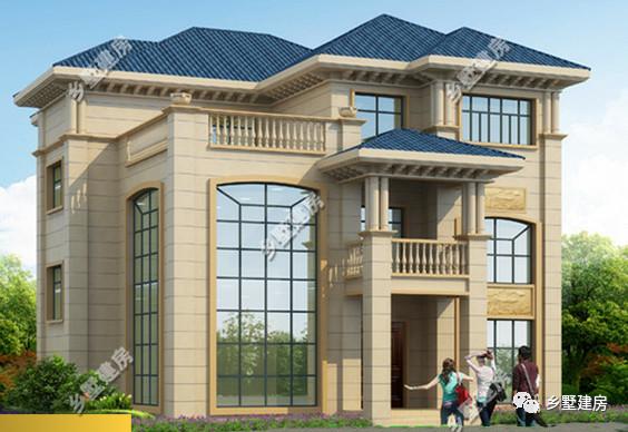 來農村建房，建一棟歐式風格的三層豪華大別墅居然只要50萬