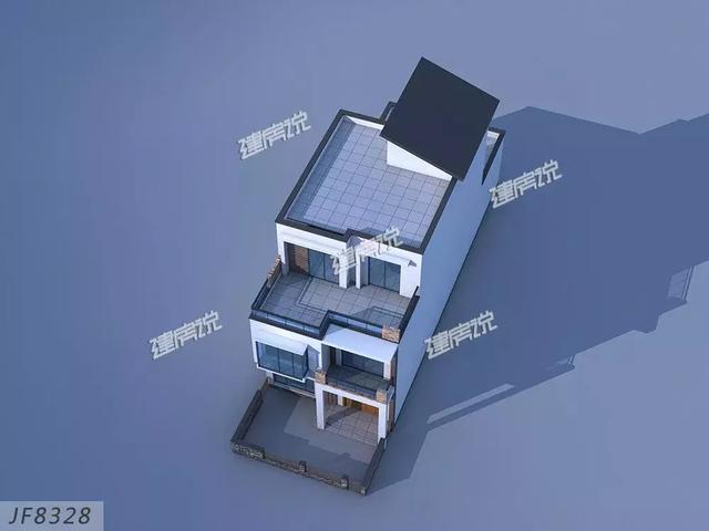 3款三層別墅戶型圖，專為農村設計，外觀大氣內部實用，造價不到40萬