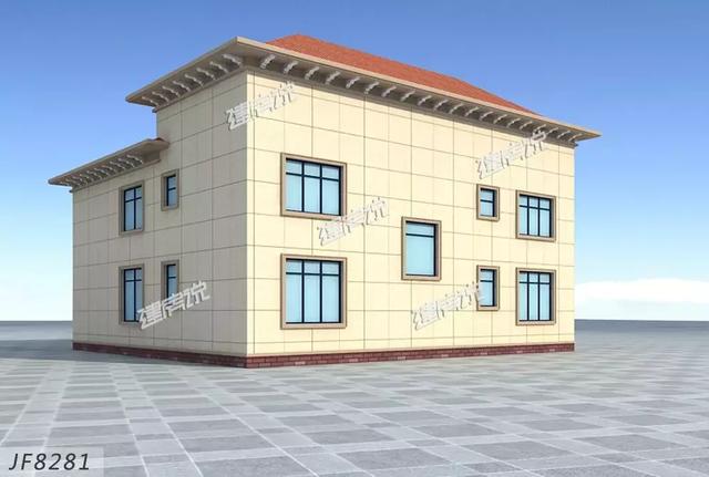 3款三層別墅戶型圖，專為農村設計，外觀大氣內部實用，造價不到40萬