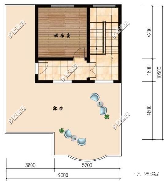 9X10米農村三層別墅設計圖，為小宅基小戶型量身定制，小面積照樣高大上