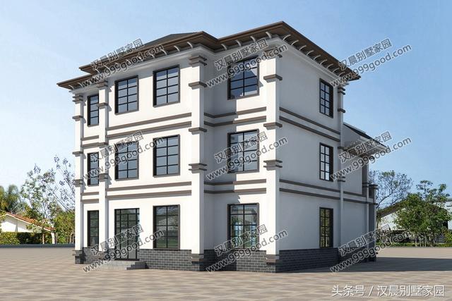 3棟新中式別墅設計圖，現在歐式泛濫容易過時，最終想想還是中式經典且比較耐看，不選擇一棟都不甘心