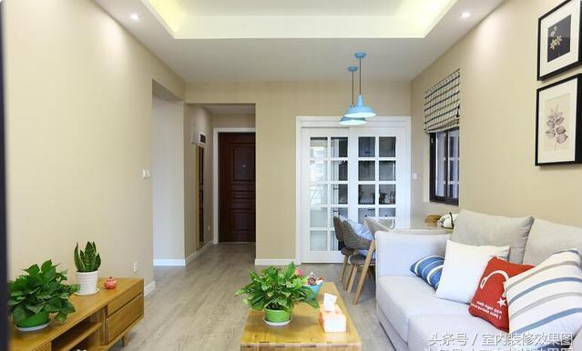 72平兩居室新房裝修11萬，色彩搭配上墻面顏色最滿意，簡單清爽還上檔次