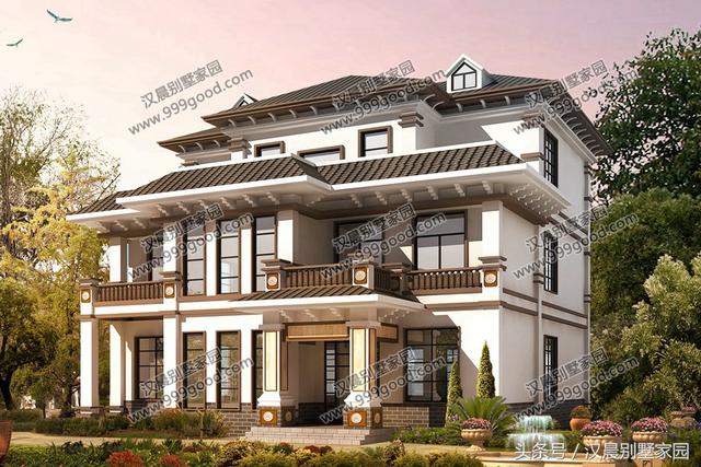 三款新中式別墅設計圖，不論新中式還是徽派形式，多看一眼都心動，不選擇一棟都不甘心！