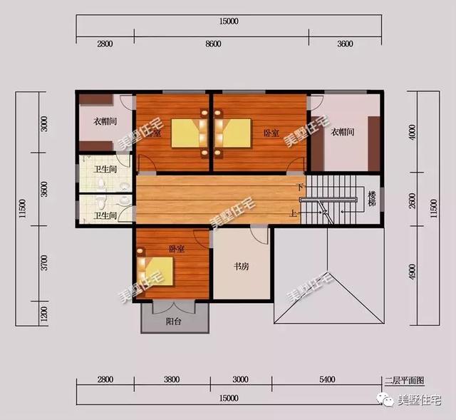 兩層歐式別墅設計圖，端莊大方，這么美讓左鄰右舍都羨慕不已