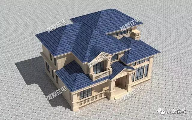 兩層歐式別墅設計圖，端莊大方，這么美讓左鄰右舍都羨慕不已