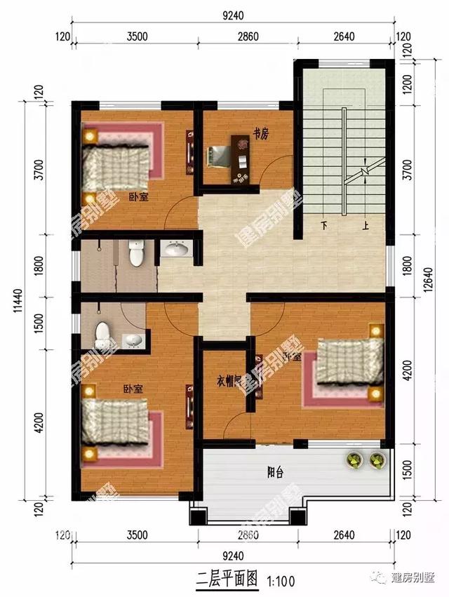 第一棟小面寬的別墅戶型，是現代和傳統建筑的結合體，很有韻味，第二棟有異域風情