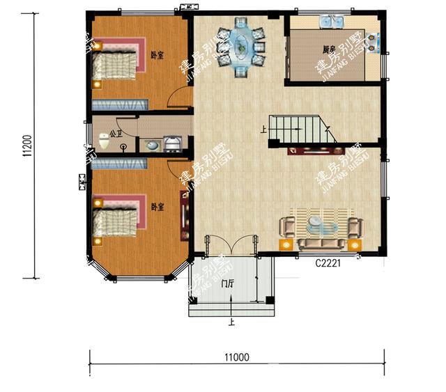 新歐式框架結構兩層別墅設計圖，讓你擁有童話般夢幻的小屋