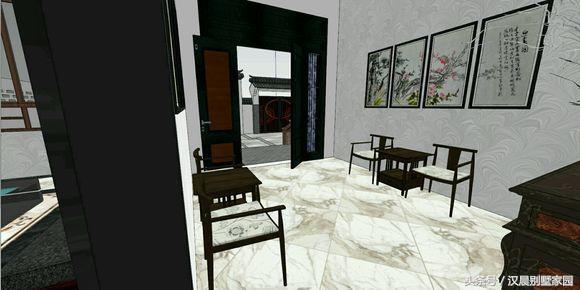 帶院子的新中式風格別墅設計圖，2套設計師的設計方案，總有一套讓你滿意