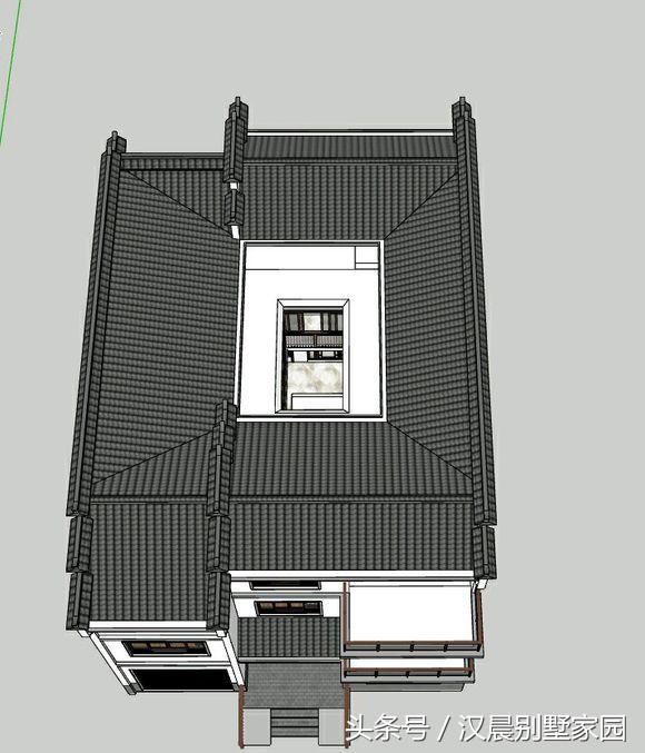 帶院子的新中式風格別墅設計圖，2套設計師的設計方案，總有一套讓你滿意