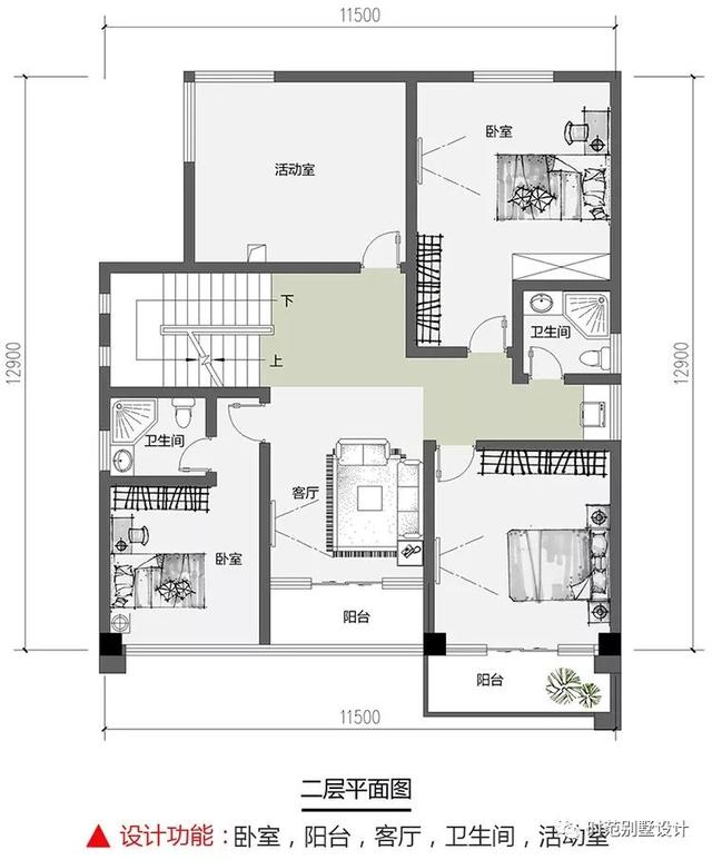 讓人眼前一亮的現(xiàn)代別墅設計圖，突破傳統(tǒng)，改革創(chuàng)新，以清新簡約為主
