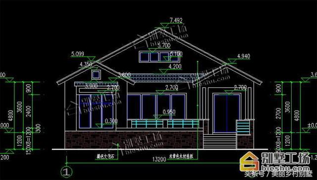 農村一層別墅設計圖，現代風格，給父母建一套這樣的養老房，絕對贊