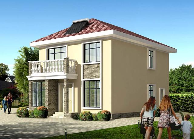 宅基地小的不用擔心了，這款二層別墅設計圖，8X11米還帶老人房，真心不錯