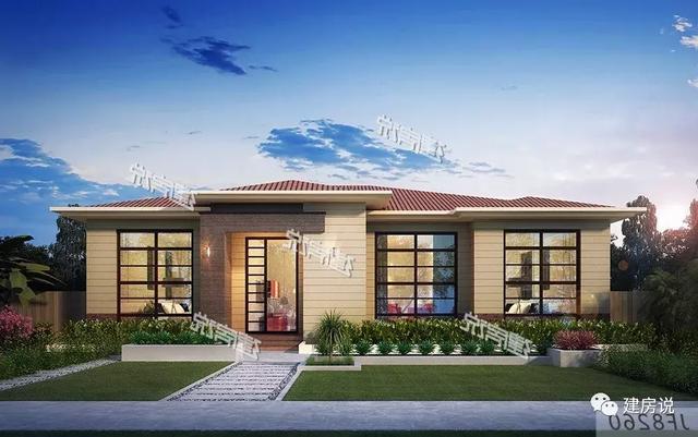 超贊的一層農村別墅設計圖，設備齊全，想要的應有盡有