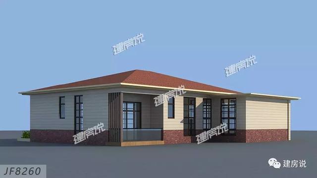 超贊的一層農村別墅設計圖，設備齊全，想要的應有盡有