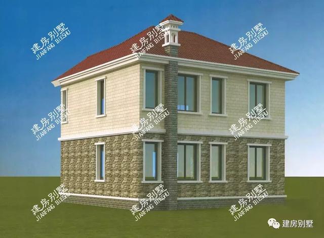 兩款農村別墅設計圖，開間都是10米的，建這樣的房子肯定讓你不被別人比下去