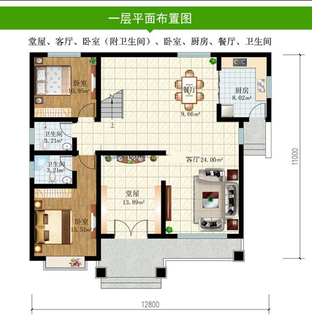五套農村自建房圖紙，建筑面積300平米，造價不超30萬，能住3代人