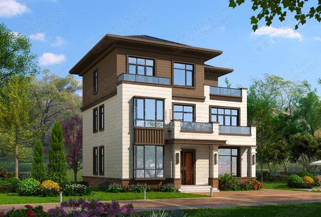 五套農村自建房圖紙，建筑面積300平米，造價不超30萬，能住3代人