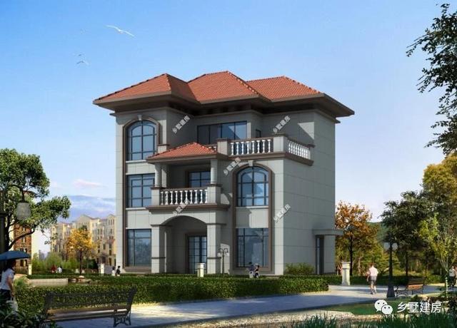 兩款現(xiàn)代新農(nóng)村自建別墅設(shè)計(jì)圖，外觀超美，戶型超棒，蓋哪一棟都出彩