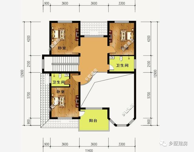 今天推薦兩款超大挑高客廳的二層別墅設(shè)計圖，裝修后更漂亮