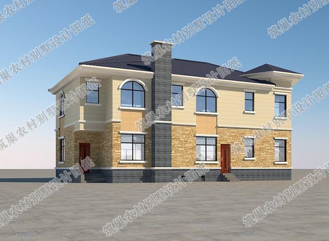 二層農村別墅圖紙設計圖，造價25萬左右，這套設計處處是亮點