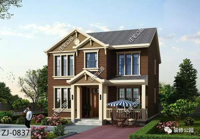 剛出爐的6套風格各異農村別墅設計圖，很適合農村自建