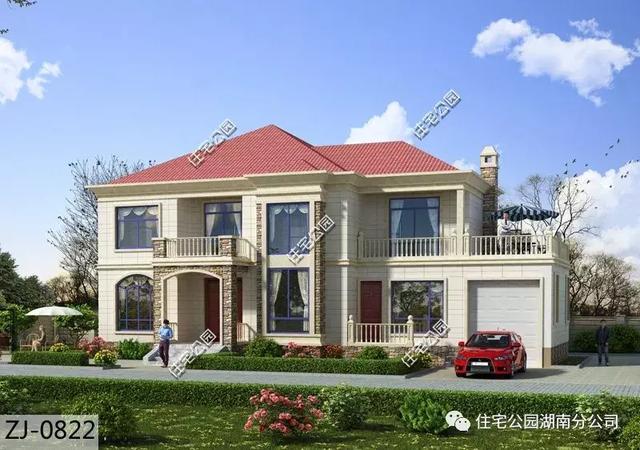 剛出爐的6套風格各異農村別墅設計圖，很適合農村自建