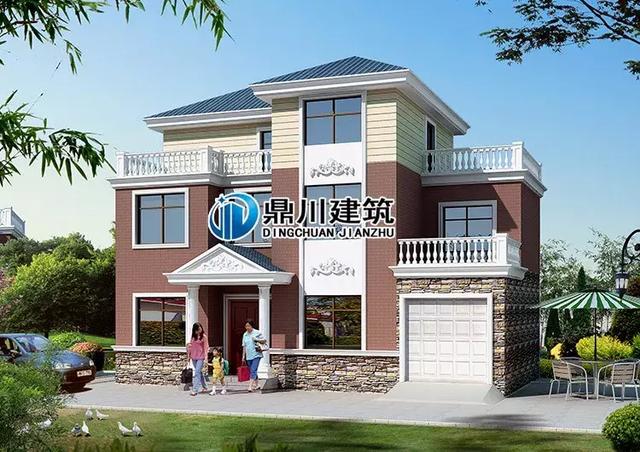 今天推薦的是進深只有8米的別墅設計圖，這6款經濟實用型小別墅告訴你小宅基地也能建好房子