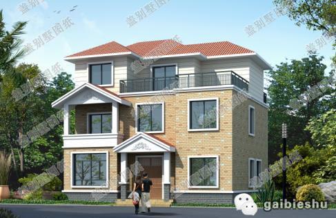 三層農村自建房，12×11米，布局緊湊，空間利用率高，造價30萬