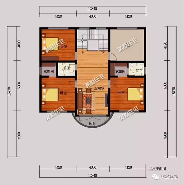 三層歐式別墅設計圖，造型簡約卻氣質獨特，室外帶涼亭，創造出讓您享受鄉間美好時光的理想居所