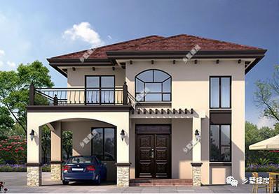 2棟經典的二層別墅設計圖，外型和布局都不老土！